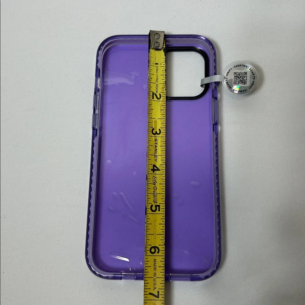 CASETIFY Impact Case Custom Phone Case Apple iPhone 12 Pro Max Sheer Purple